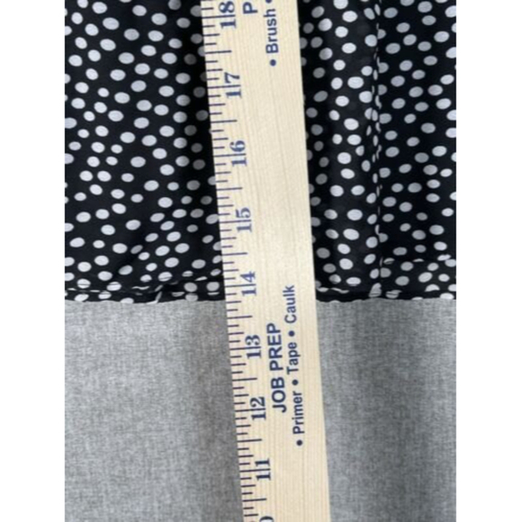 Allison Taylor Women Black Skirt SZ XL Knee Length Flowy Stretch - Picture 2 of 8